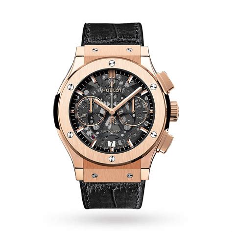 hublot gold chronograph